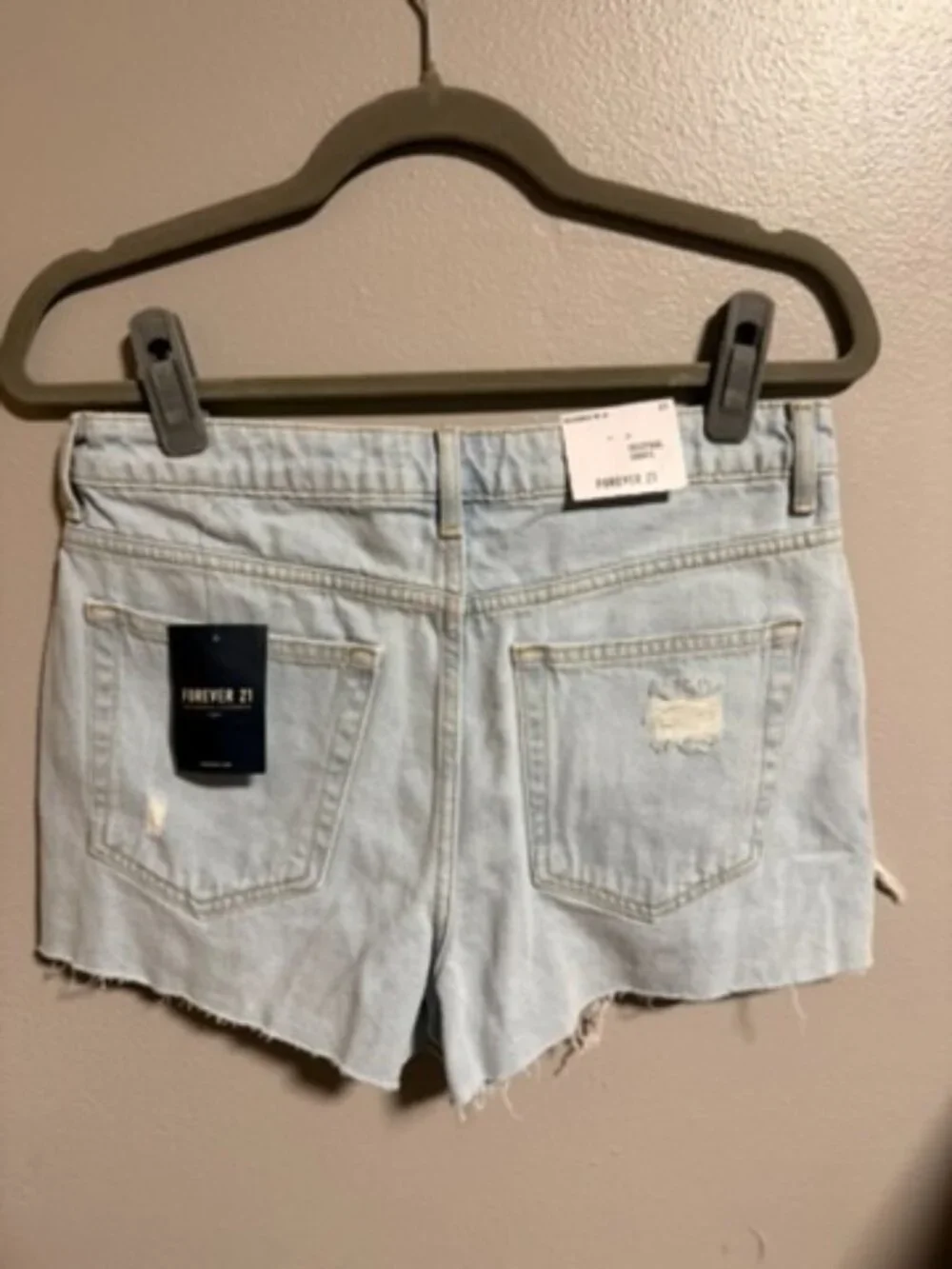 Forever 21 NWT High-Rise Denim Jean Shorts Size 27